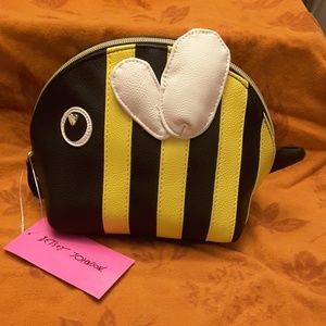 Cute Betsey Johnson Bumblebee Makeup Bag